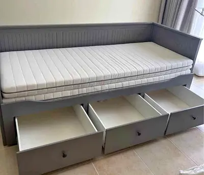 Ikea hamnes day bed with 2 mattress and 3 store