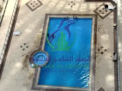 Annual Luxury Two Bedroom Apartment for Rent in Al Mamzar Sharjah Two Balconies Sea View Free Gym Fr