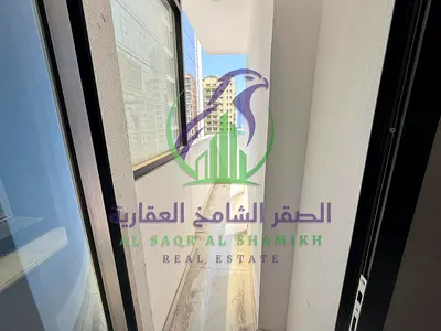 First Tenant One Bedroom Apartment for Annual Rent in Al Mamzar Sharjah Balcony Two Bathrooms Parking Close to Dubai