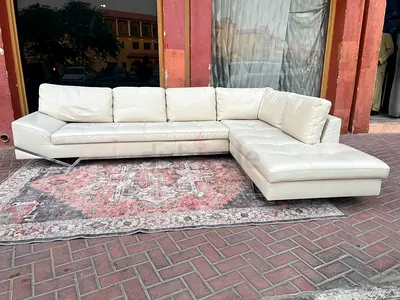 Rochebobies original Leather L Shape sofa