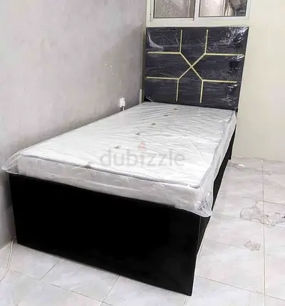 Single bed frame with mattress - good condition