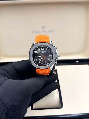Patek Philippe Aquanaut Chronograph with Orange Rubber Strap