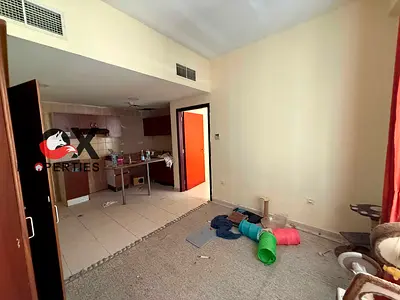 Cheapest 1-bedroom apartment for annual rent in Garden City Towers, Al Hamidiya area, near Ajman Un