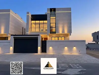Luxury villa for sale in Al Bahia – directly facing the mosque – prime location near the Chinese Ma