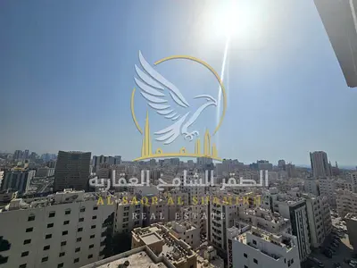 Two bedroom apartment with a living room in the Al-Naba'a area, spacious, central air conditioning ready to move in, with a balcony offering an open