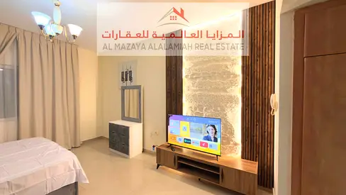 للايجار شهري - ستوديو مفروش بالكامل في المجاز 3