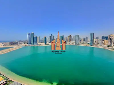 Luxury Waterfront 2BR Apartment | Iconic Living at La Plage Tower, Al Mamzar Sharjah