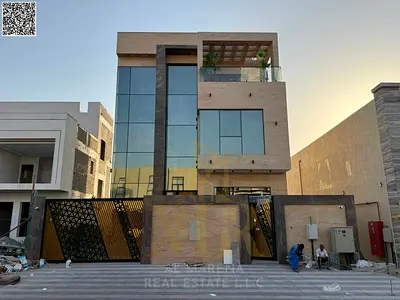 فيلا بسعر شامل رسوم الكهرباء والمياة والمكيفات على الشارع الرئيسي جاهزة للسكن بخصم خاص للكاش في أرقي مناطق عجمان تملك حر..