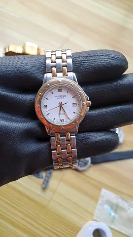 Raymond Weil Tango model watch, 2 tone stainless 5560 Man's watch used watch good condition