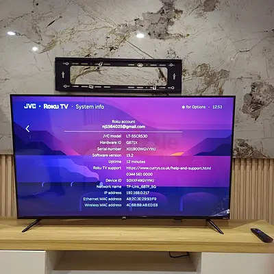 JVC LT-55CR530 55" 4K UHD Roku Smart TV | HDR | Free Delivery UAE