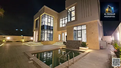 فيلا مساحه كبيرة تصميم ممتاز حمام سباحه خاص السعر شامل كهرباء مياه مكيفات تملك حر لجميع الجنسيات