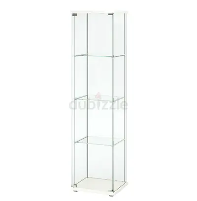 IKEA (DETOLF) Glass Cabinet (white 43x163cm) (negotiable) 2pcs