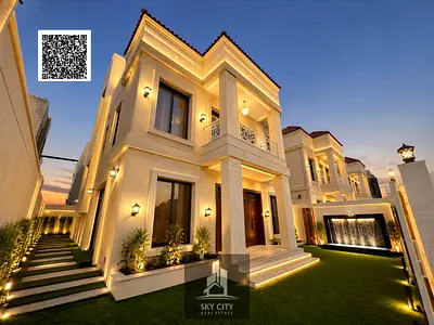 ttModern villa for sale, furnished and air-conditioned. Registration and ownership fees apply. Free