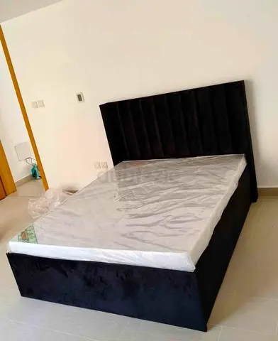 Brand new velvet queen size bed with medical mattress available