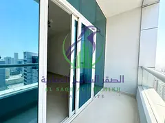 One Bedroom Apartment for Rent in Al Taawun Sharjah Master Bedroom Open View Balcony Built In Wardro