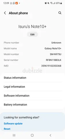 Samsung Galaxy Note10+ SM-N975U - Good Condition