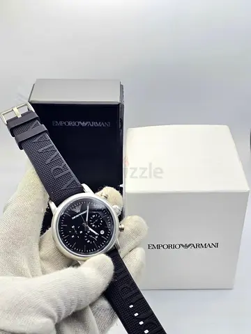 armani mens stopwatch