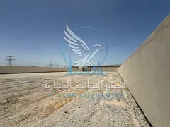 Open yard for rent in Industrial Area 18 Sharjah Total area: 20,000 sq ft Easy access for trucks and