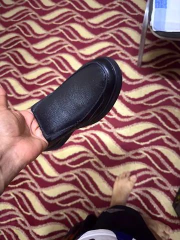 Black Leather Men’s Slip-on Shoe - Good Condition