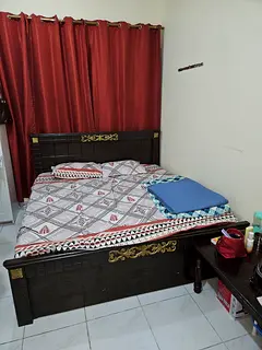 Master bedroom with Attached bathroom available in shabiya 10