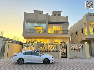 One of the most luxurious villas in Ajman, featuring a modern design and super deluxe finishing, located near the mosque, freehold ownership for all n