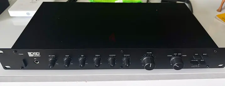 1U Rackmount Audio Processor / Preamp with Multiple EQ and Level Controls