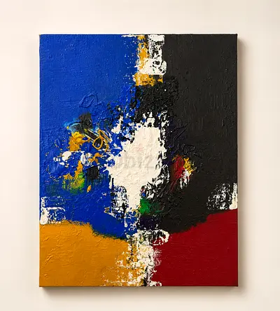 Contemporary Abstract Art - Harmony Of Hues - Original Handmade Acrylic Painting 🖼️