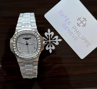 Patek Philippe  🚨full diamond 💎 🚨 SuprAAAQUALITY✅✅✅ Waterproof💯 sapphire crystal💎 Original box