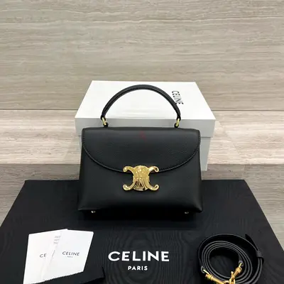 CELINE Women's Teen Nino Black Bag