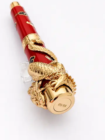 Ancora Red Dragon Fountain pen limited Edition of only 888 piebes