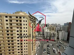 Apartment for annual rent - Al Qasimia. Free parking, free gym, spacious areas, open view, free main