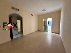 One-bedroom apartment with a living room for annual rent in Ajman, in Al Jurf 3 area, with a balcony