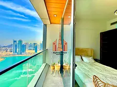 Luxury Fully Furnished 1 Bedroom | 2 Bathrooms | Premium Building | All Luxury Amenities | 72k