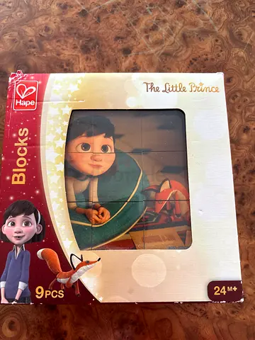 Hape The Little Prince 9 Piece Wooden Puzzle Blocks