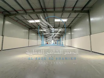 Brand-New Warehouse for Rent in Al Sajaa – 9,000 Sq Ft An excellent opportunity to lease a brand-new warehouse in Al Sajaa Industrial Area