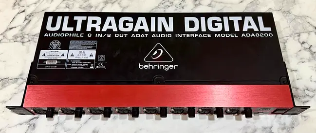 Behringer Ultragain Digital ADA8200 Microphone Preamplifier