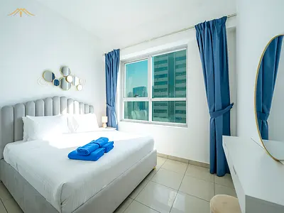 Elegant 3BR Apartment | Marina View | Walking Distance to Metro & Marina