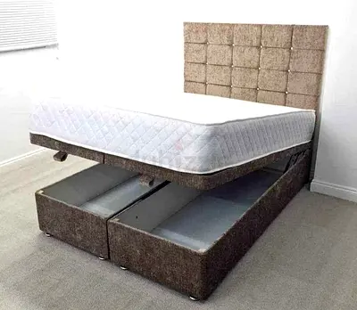 New modern Hydraulic Storage Twin Size Bex 120x200 - Premium Quality with warranty