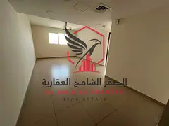 Beautiful 1BR Hall Spacious First Row on Khalid Lake Free AC Free Parking Free Gym Pool Master Bedro