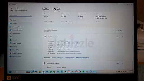 Acer Aspire A315 | 12th Gen Intel i5 | 8GB RAM | 512GB SSD | Excellent Condition