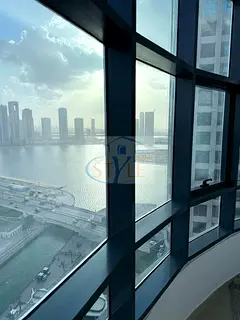 PARONAMIC View of Al Khan Lake 3Bedroom for SALE in Qasba, Al Khan, Sharjah