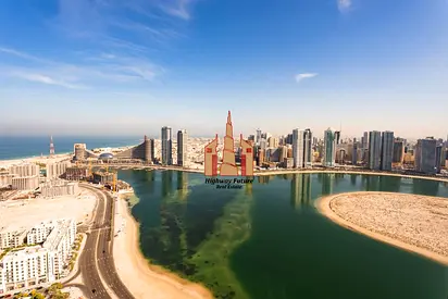 15k discounted price - Brand New Luxury 3BHK + Maid Room | Sea View | Huge Balcony | Sharjah Terraces | 175k