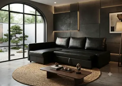 Comfortable L-Shape Sleeper Sofa

Relax in comfort with high-density foam cushions and premium PPC l