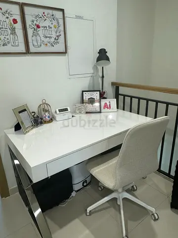 Desk and chair