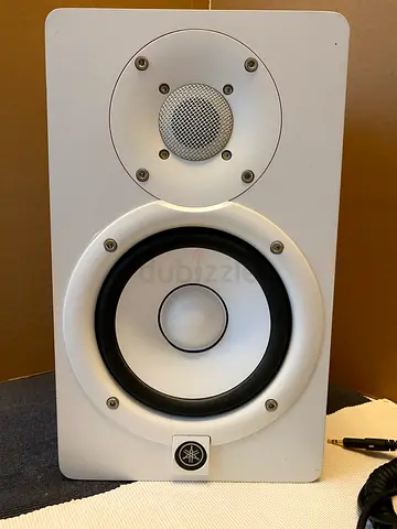 White Yamaha Studio Monitor Speaker  Single item - Good Condition
