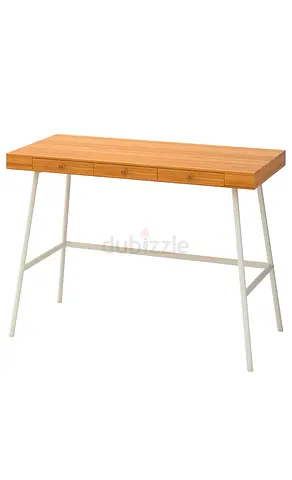 Ikea Wooden Top Study Desk - Very good condition!