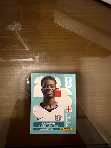 2026 World Cup panini Saka sticker