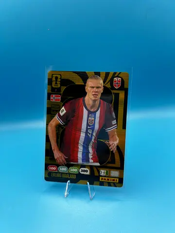 Haaland Football Trading Card - Player in Norway Kit (collectible card)
