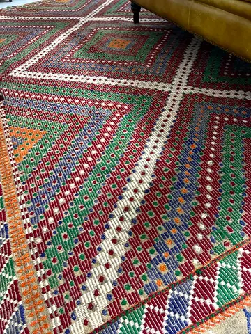 Handwoven Geometric Rug from Marina - W 197cm x L 340cm