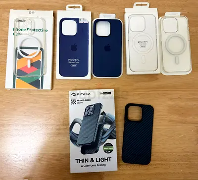 Assorted iPhone 15 Pro MagSafe Cases - Good Condition